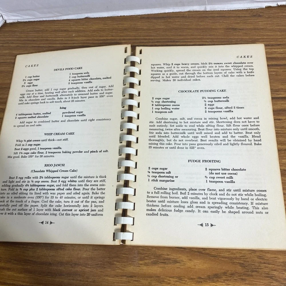 Excelsior House 1968 Vintage Cookbook Jessie Allen Wise Garden Club Jefferson TX